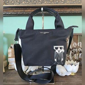 Karl Lagerfeld Paris Amour Nylon Crossbody Bag